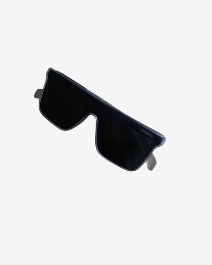 Carrera Oversized Shield Sunglasses – Black UV Lens