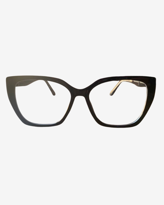 Black Cat-Eye Medical Frame – Bold, Modern & Ultra-Comfortable