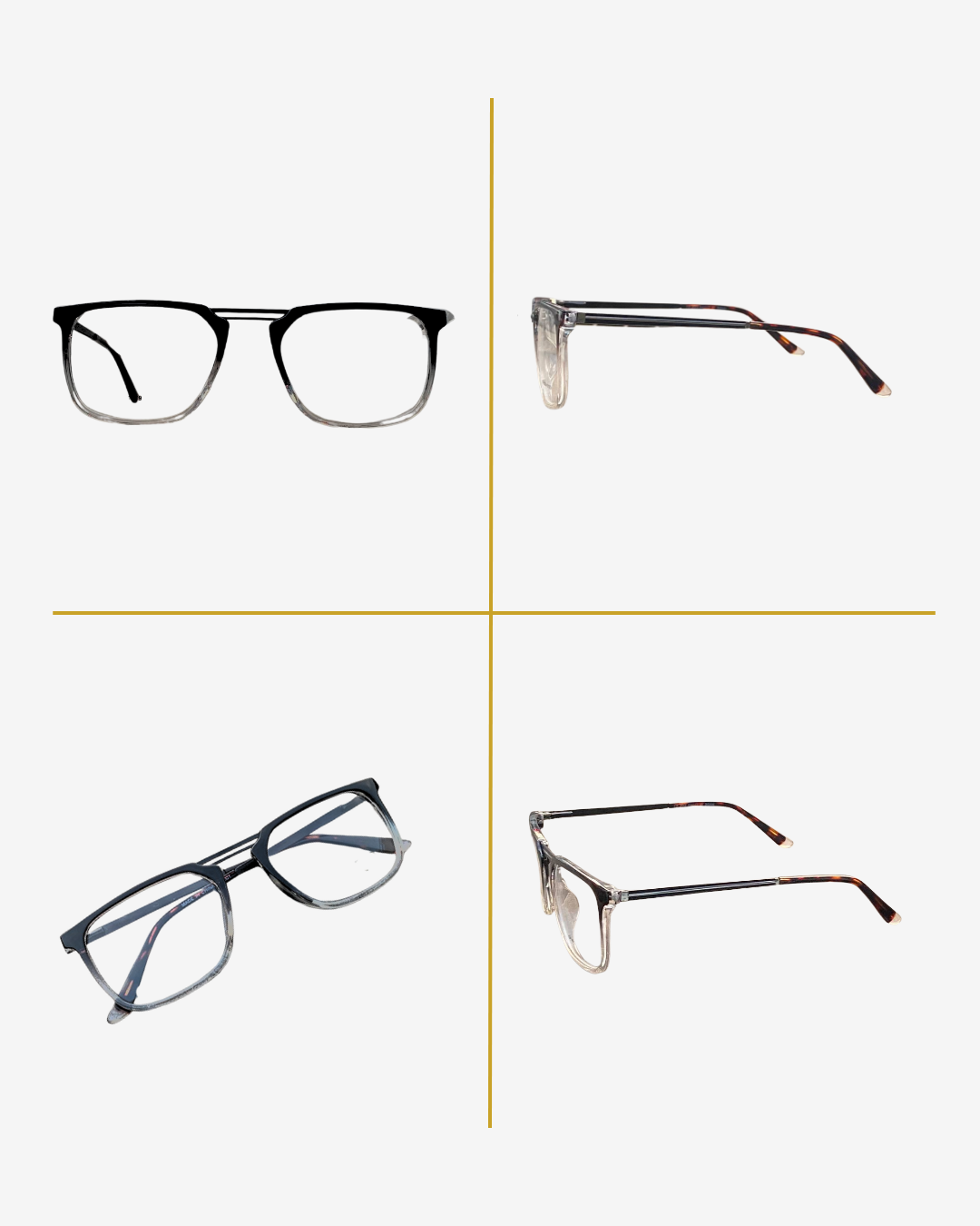 Rectangle Medical Eyeglass Frame