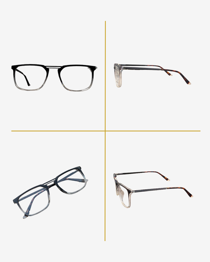 Rectangle Medical Eyeglass Frame